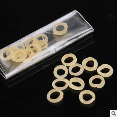 50 Replacement Small Rubber Bands For Folding Key / Coin - <span style=